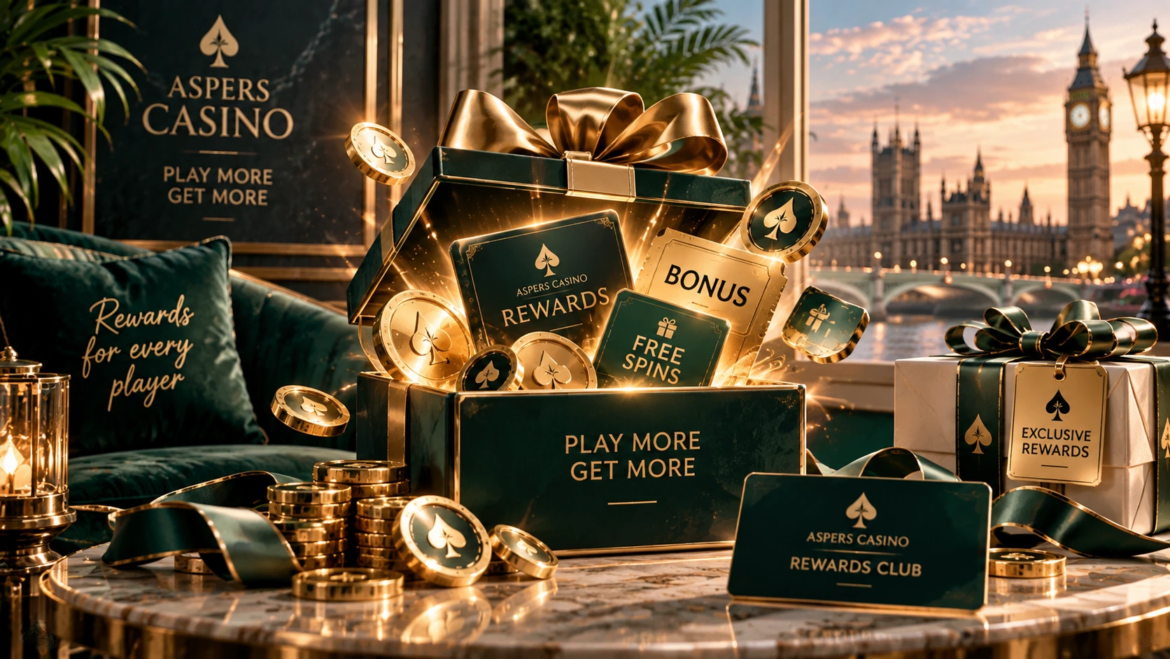 Casino rewards and promotions at Aspers Casino
